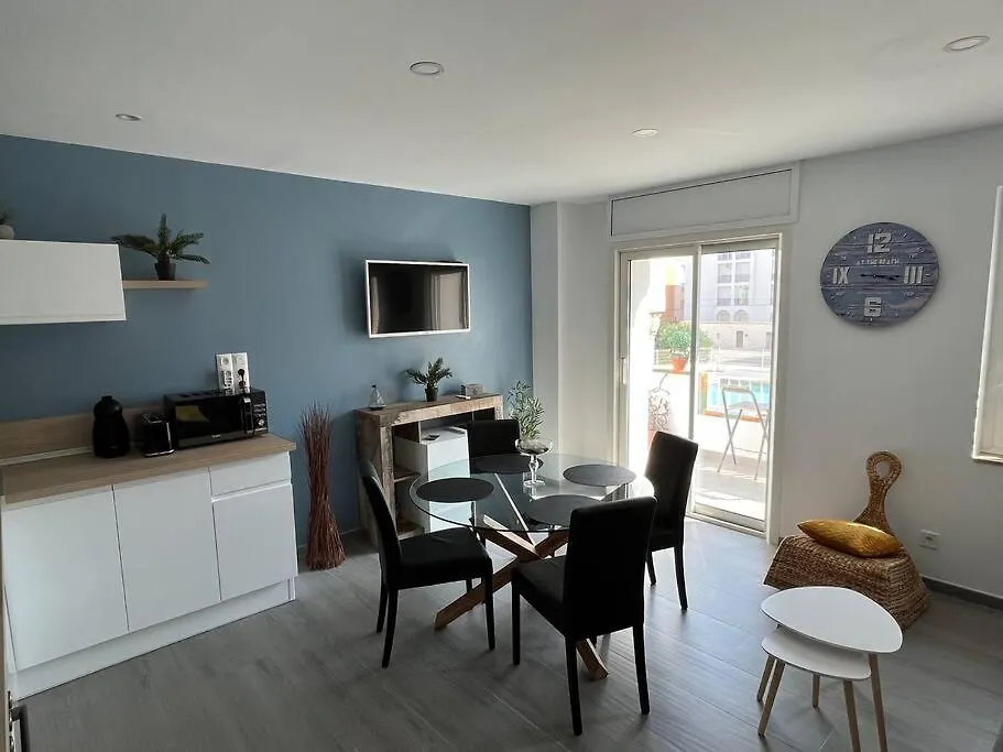 Le Canola Empuriabrava Port - 45M2 - Vue Piscine - Plage Centrale 500M- Parking Prive Gratuit Apartment